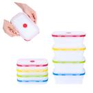 Recipientes de armazenamento de alimentos ECOBERI Silicone dobrável 27 onças x4