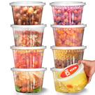 Recipientes de armazenamento de alimentos estocam sua casa de 1,9 L (pacote com 8)