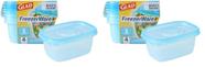 Recipientes de armazenamento de alimentos: Gladware Freezerware, 24 onças, 4 unidades