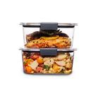 Recipientes de Armazenamento de Alimentos Rubbermaid Brilliance - 1,1L (2x 550ml)