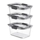 Recipientes de Armazenamento de Alimentos Rubbermaid Brilliance Glass - 4,7L