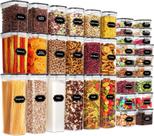 Recipientes de armazenamento de alimentos Skroam, pacote com 36 unidades herméticas, sem BPA