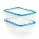 Recipientes de armazenamento de alimentos Snapware Total Solution 3 xícaras x2