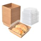 Recipientes de armazenamento de alimentos XININSUN Small Charcuterie 10 cm, pacote com 50