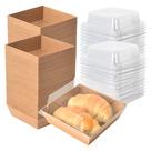 Recipientes de armazenamento de alimentos XININSUN Small Charcuterie, pacote com 100