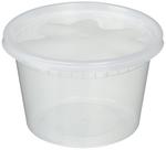 Recipientes de armazenamento de alimentos YW Deli 480 ml com tampas (48 unidades)
