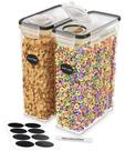 Recipientes de armazenamento de cereais DWËLLZA KITCHEN, conjunto de 2, 4L Recipientes de armazenamento de cereais DWËLLZA KITCHEN, conjunto de 2, 4L