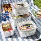 Recipientes de armazenamento de frutas Ronanemon Fridge, pacote com 4 unidades, 800ml-4.15L