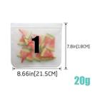 Recipientes de armazenamento doméstico 1pc 20g cozinha reutilizável silicone vácuo sacos de armazenamento de alimentos selo doméstico bolsa de proteção de lanche