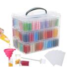Recipientes de armazenamento Douorgan Diamond Painting 240 potes