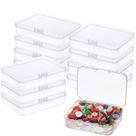 Recipientes de armazenamento Goiio Mini Plastic 12 unidades 13x10x3cm com tampa