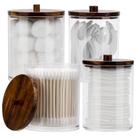 Recipientes de armazenamento Tbestmax Qtip Holder Dispenser 360mL 300mL