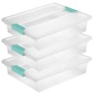 Recipientes de armazenamento Tribello Plastic 6L com organização de tampas
