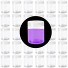 Recipientes de armazenamento ZOENHOU 30 frascos de plástico transparente de 240 mL com tampas