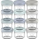 Recipientes de Comida para Bebês KeaBabies - Pacote com 12 Unidades de 120ml