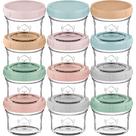 Recipientes de comida para bebês KeaBabies, pacote com 12 unidades, vidro de 120 ml com tampas Recipientes de comida para bebês KeaBabies, pacote com 12 unidades, vidro de 120 ml com tampas