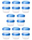 Recipientes de molho para salada Atecare 32ml reutilizáveis, pacote com 16
