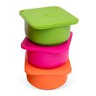 Recipientes de silicone para impermeabilização de massa para pizza Babadoh, conjunto de 3