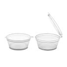 Recipientes de suflê de condimento Party Essentials 60 ml e 100 conjuntos