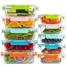Recipientes de vidro para armazenamento de alimentos UMEIED, pacote com 10 tampas, 34 onças Recipientes de vidro para armazenamento de alimentos UMEIED, pacote com 10 tampas, 34 onças