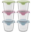 Recipientes de vidro para preparação de refeições Freshmage 3 xícaras (700 mL) 12 unidades