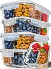 Recipientes de vidro para preparação de refeições PrepNaturals 1L (pacote com 5)