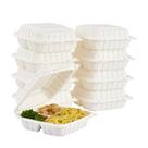 Recipientes para alimentos Jaluxing 8X8, 3 compartimentos, 50 pacotes de plástico