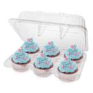 Recipientes para cupcakes estocam sua casa com 6 compartimentos (40 unidades)