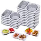 Recipientes para lanches TAAMOG com compartimento duplo x40