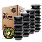 Recipientes para preparação de refeições Freshware, pacote de 30, 850 ml, sem BPA