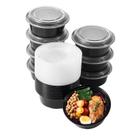 Recipientes para preparação de refeições FULING 950 ml 50 ct com tampas pretas sem BPA