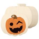 Recortes de abóbora de madeira KOOCHOICE 11x10cm para Halloween (24)