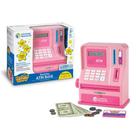 Recursos de aprendizagem do ATM Bank Teaching Pink com 32 peças