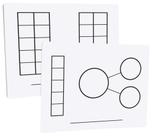 Recursos educacionais Didax Write-On Wipe-Off Mats Set 10