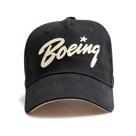 Red canoe brands cap boeing applique logo black u-cap-boeingapp-bk