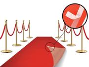 Red Carpet Runner LEMONSODA 0,6x4,6m 70GSM para festa