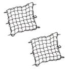 Red de carga CZC AUTO negra de látex con bungee 30x30 cm con 6 ganchos 2 unidades