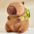 Redaica de pelúcia para animais de pelúcia Capivara com mochila de tartaruga de 25 cm Redaica de pelúcia para animais de pelúcia Capivara com mochila de tartaruga de 25 cm