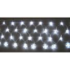 Rede 120 lampadas branco com estrelas