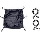 Rede Aranha Fechada Capacete Moto 42x42 + 2 Extensor 1,50 M.