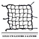 Rede Capacete Moto 35 X 35 Gancho A Gancho