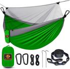 Rede de acampamento Qevooon 300x200cm leve com rede