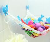 Rede de armazenamento de brinquedos para banheira MiniOwls com 3 ventosas