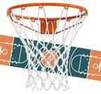 Rede de basquete Outdoor White Standard de 22 polegadas