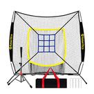 Rede de Beisebol Ameritco 213x213cm para Treino com Alvo e Suporte Ajustável