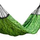 Rede De Descanso Dormir Casal Indiana Bonita Cor Verde Confortável
