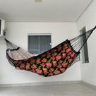 Rede De Descanso Dormir Grande Casal Reforçada Sol A Sol Estampada De Varanda