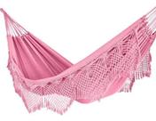 Rede de dormir algodão rosa bebê casal luxo Reforçada