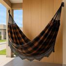 Rede de Dormir Casal 100 Algodão Reforçada 4,50m Luxo e Conforto Modelo Jaguaruana Rede de Dormir Casal 100 Algodão Reforçada 4,50m Luxo e Conforto Modelo Jaguaruana