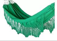 rede de dormir casal verde bandeira algodao resistente